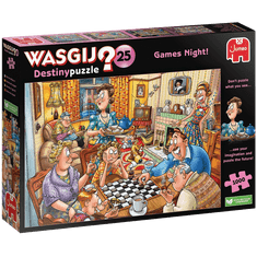 Jumbo Wasgij Puzzle - Games Night!, 1000 dielikov