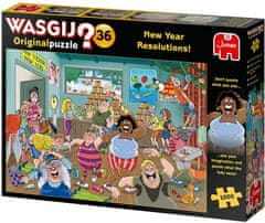 Jumbo Wasgij Puzzle - New Year Resolutions! 1000 dielikov