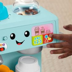 Fisher-Price Vzdělávací kávovar CZ/SK/ENG/HU/PL, hudební výuková hračka pro batolata, vícejazyčná verze HYT01