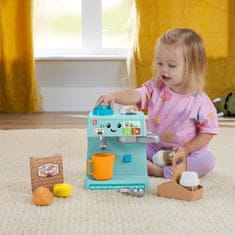 Fisher-Price Vzdělávací kávovar CZ/SK/ENG/HU/PL, hudební výuková hračka pro batolata, vícejazyčná verze HYT01