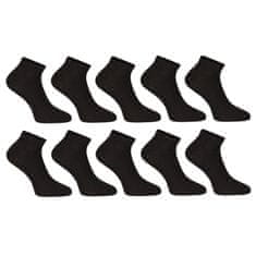 Nedeto 10PACK ponožky nízke bambusové čierne (10PBN01) - veľkosť XL