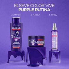 Loreal Paris Hĺbková maska neutralizujúca žlté tóny vo vlasoch Elseve Color-Vive (Deep Purple Mask) 250 ml