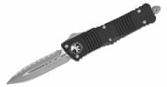 Microtech 142-12AP Combat Troodon Full Serrated automatický nôž 9,5 cm, Apocalyptic, čierna, hliník