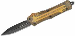 Microtech 142-1DLCTULS Combat Troodon Ultem Top automatický nôž 9,5 cm, čierna, hliník