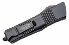 Microtech 142-2T Combat Troodon Black Tactical Part Serr. automatický nôž 9,5cm, celočierna, hliník