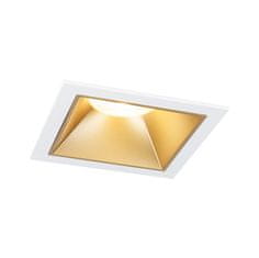 Paulmann PAULMANN LED vstavané svietidlo 3-krokové-stmievateľné Cole Coin IP44 hranaté 88x88mm Coin 6W 230V stmievateľné 2700K biela / zlatá mat 93132