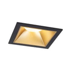 Paulmann PAULMANN LED vstavané svietidlo 3-krokové-stmievateľné Cole Coin základná sada IP44 hranaté 88x88mm Coin 3x6W 230V stmievateľné 2700K čierna/zlatá mat 93129