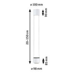 Paulmann PAULMANN URail LED záves Aldan / 8,5W 3000K stmievateľné 230V biela 94903