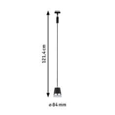 Paulmann PAULMANN URail záves Cone GU10 max. 10W 230V čierna mat 95630