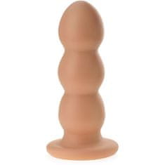 XSARA Obrovské anální dildo pr. 9 cm kuličkový anal plug kolík na přísavce - 78256989