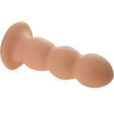 XSARA Obrovské anální dildo pr. 9 cm kuličkový anal plug kolík na přísavce - 78256989