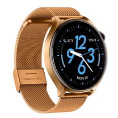 Neogo Watch GTR2 smart hodinky, zlaté