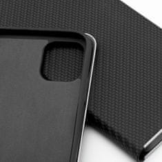 FORCELL Puzdro / obal pre Apple iPhone 13 Pro čierne - kniha Forcell Luna Book Carbon