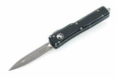 Microtech 147-10DBK UTX-70 Distressed Black automatický nôž 6,1 cm, Stonewash, čierna, hliník