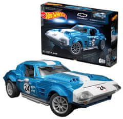 MEGA BLOKS Mega Hot Wheels Sběratelská Corvette Grand Sport, stavebnice pro sběratele, 1060 dílků HWW23