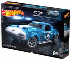 MEGA BLOKS Mega Hot Wheels Sběratelská Corvette Grand Sport, stavebnice pro sběratele, 1060 dílků HWW23