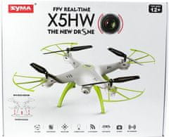 Syma X5HW 2,4 GHz RC drone Wi-Fi s kamerou modrá KX9530_2