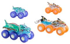 Hot Wheels Monster Trucks Power Smashers tahač a truck, 4 vozidla v balení HYJ29