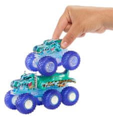 Hot Wheels Monster Trucks Power Smashers tahač a truck, 4 vozidla v balení HYJ29