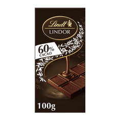 LINDT LINDOR Tablet 60% 100g