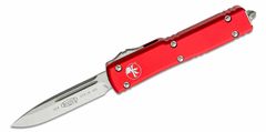 Microtech 148-10RD UTX-70 Standard Red automatický nôž 6,1 cm, Stonewash, červená, hliník