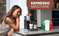 ProfiCook KA 1266 espresso 2v1 (20 barov) s funkciou napenenia mlieka, kapsule