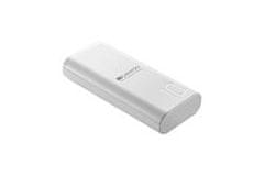 Canyon powerbanka PB-103, 10000mAh Li-poly, Input 5V / 2A, Output 5V / 2.1A, Smart IC, USB kábel 0.25m, biela