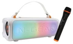 NGS technology N-GEAR PARTY LET'S GO PARTY SPEAKER BLAZOOKA 703 / BT/ 100W/ USB/Disco LED/ MIC / bílý