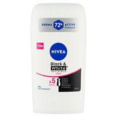 Nivea Tuhý antiperspirant Invisible For Black & White Clear 50 ml