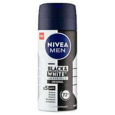 Nivea Antiperspirant v spreji pre mužov Invisible For Black & White (antiperspirant) 100 ml