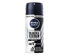 Nivea Antiperspirant v spreji pre mužov Invisible For Black & White (antiperspirant) 100 ml