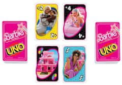 Mattel UNO Filmová Barbie, zábavná karetní hra pro celou rodinu inspirovaná filmem Barbie HPY59