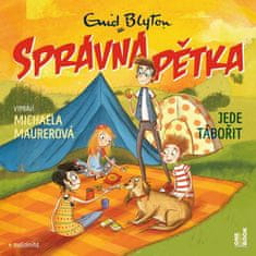 Enid Blytonová: Správná pětka jede tábořit - CDmp3 (Čte Michaela Maurerová)