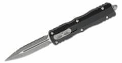 Microtech 225-12AP Dirac Serrated Standard automatický nôž 7,4 cm, Apocalyptic, čierna, hliník