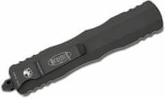 Microtech 227-1T Dirac Delta Black Tactical automatický nôž 9,6 cm, celočierna, hliník 