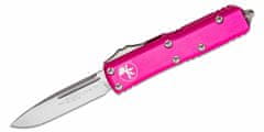 Microtech 231-10PK UTX-85 Standard Pink automatický nôž 7,6 cm, Stonewash, ružová, hliník