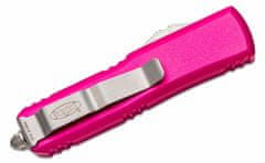 Microtech 231-10PK UTX-85 Standard Pink automatický nôž 7,6 cm, Stonewash, ružová, hliník