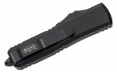 Microtech 231-2T UTX-85 Black Tactical Partial Serrated automatický nôž 7,6 cm, celočierna, hliník