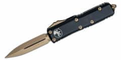 Microtech 232-13 UTX-85 Standard Bronze automatický nôž 7,6 cm, bronzová, čierna, hliník