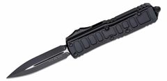 Microtech 232II-1TS UTX-85 Stepside Standard automatický nôž 7,6 cm, celočierna, textúra, hliník