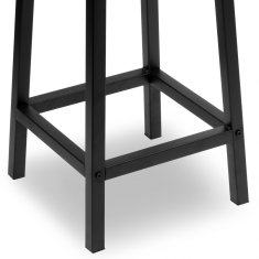 TZB Barová stolička KENT hnedá/čierna