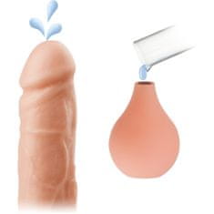 XSARA Vibrační dildo s ejakulací - 10 funkcí - vibrátor penis na přísavce - 77474890