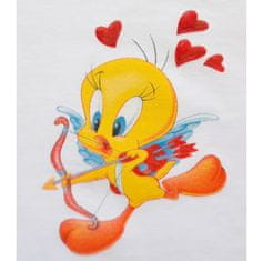 Looney Tunes Tweety tričko L Luk a srdiečka