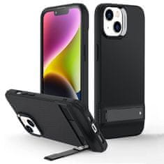 ESR Air Shield Boost Kickstand kryt na - iPhone 14 Plus - priesvitná čierna