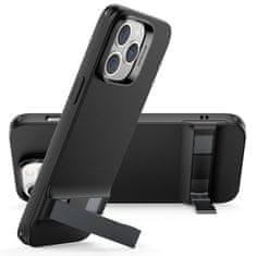 ESR Air Shield Boost Kickstand kryt na - iPhone 14 pro Max - priesvitná čierna