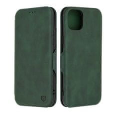 Techsuit Safe Wallet Plus otvárací obal na - iPhone 15 Plus - Green