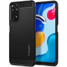 Spigen Rugged Armor kryt na - Xiaomi Redmi Note 11 / Note 11S - čierna