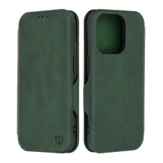 Techsuit Safe Wallet Plus otvárací obal na - iPhone 15 pro - Green