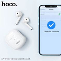 Hoco Bezdrôtové slúchadlá (EW19) - TWS, stereo, Bluetooth 5.3 - biele