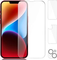 Bomba 3 v 1 Tvrdené ochranné sklo pre iPhone predné + zadné + foťák iPhone 11